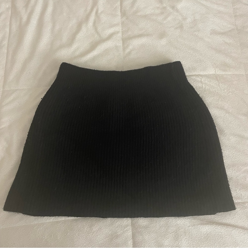 Zara Black Knit Skirt
